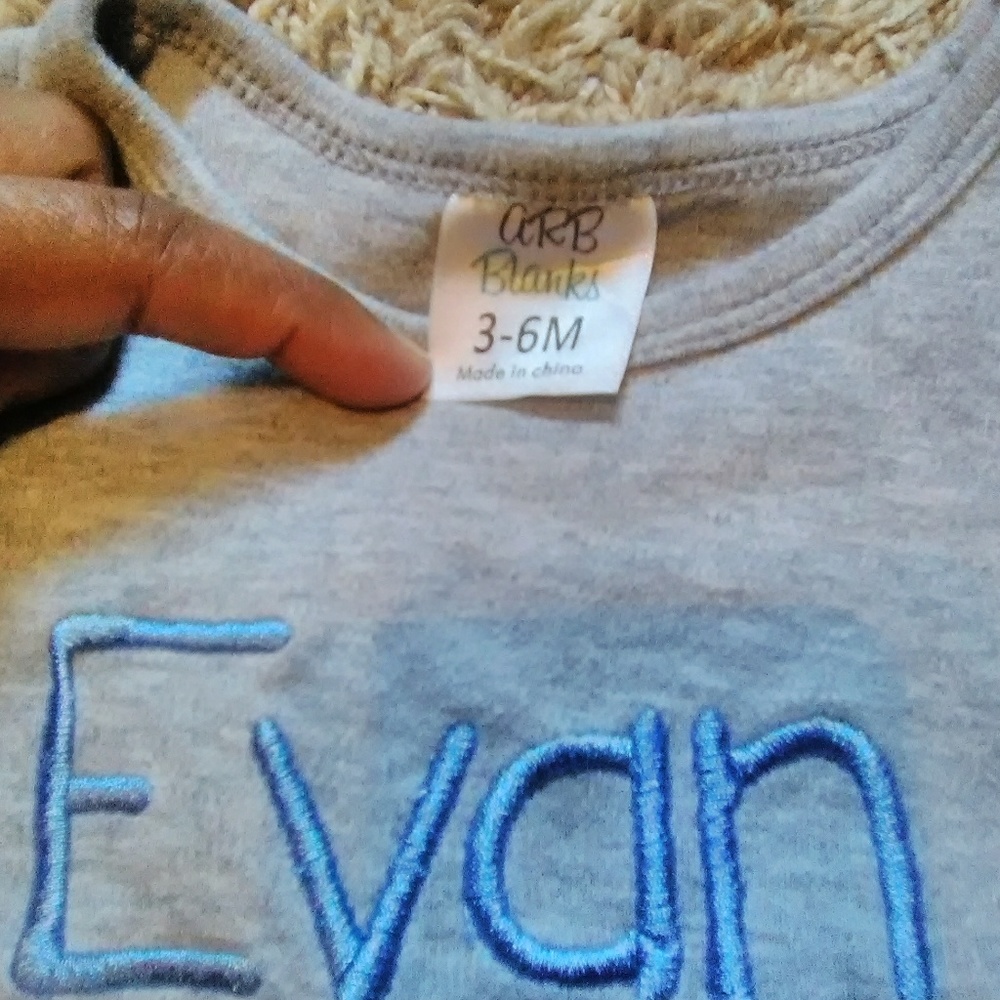 Romper "Evan" sz 3-6 mos